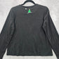 Breckenridge Black Christmas Embroidered Snowman Y2K Holiday Vintage Top Medium