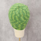 Green Crochet Cable Knit Y2K Vintage Skater Cozy Cottage Beanie Cap Hat OS