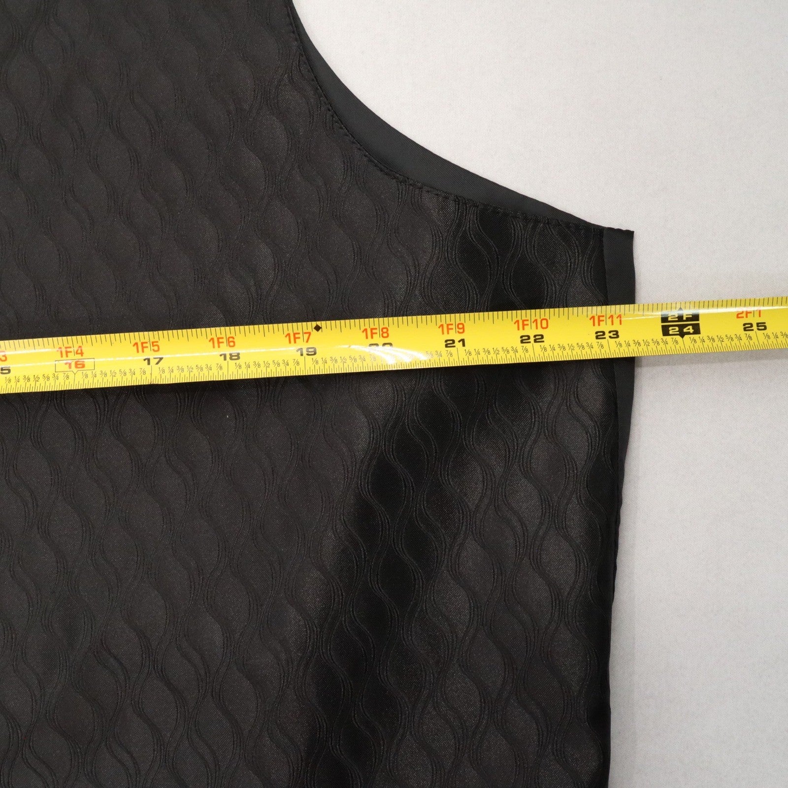 Brandon Michael Black 5 Button Point Waistcoat Tuxedo Formal Suit Vest L 46R