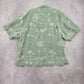 Bermuda Bay Green Tropical Surf Island Vintage Cotton Relax Hawaiian Shirt XXL
