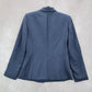 Suit Studio Blue Business Herringbone Formal Notch Suit Coat Jacket Blazer 6