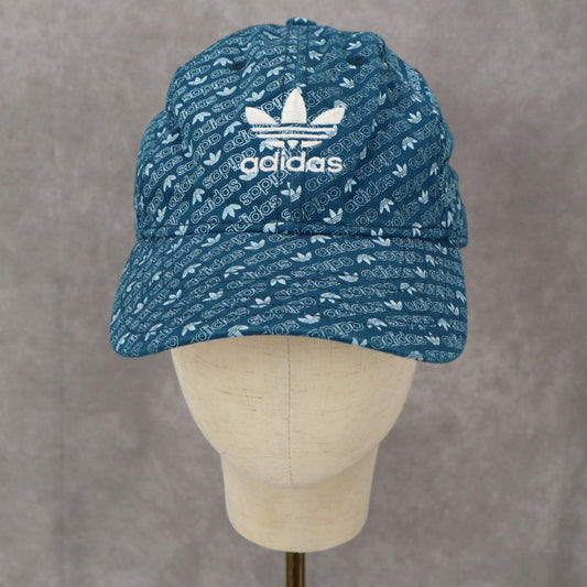 Adidas Blue Logo Golf Cloth Strap Athletic Performance Buckle Baseball Cap Hat
