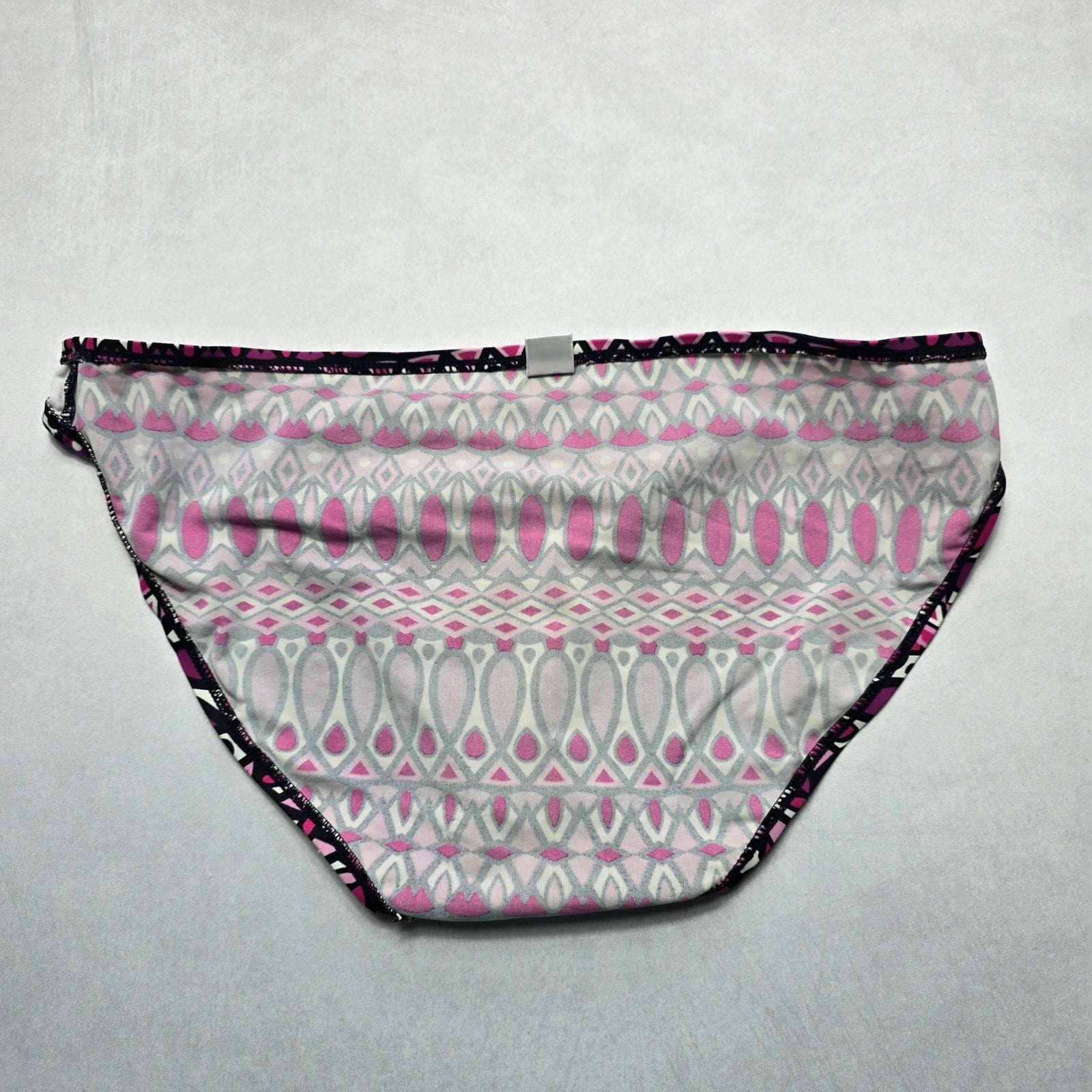 Purple Geometric Swim Beach Cheeky Hipster Flirty Boho Bikini Bottom L Large