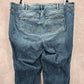 Torrid Denim Blue Distress Straight Tapered Denim Pants Jeans 24XT