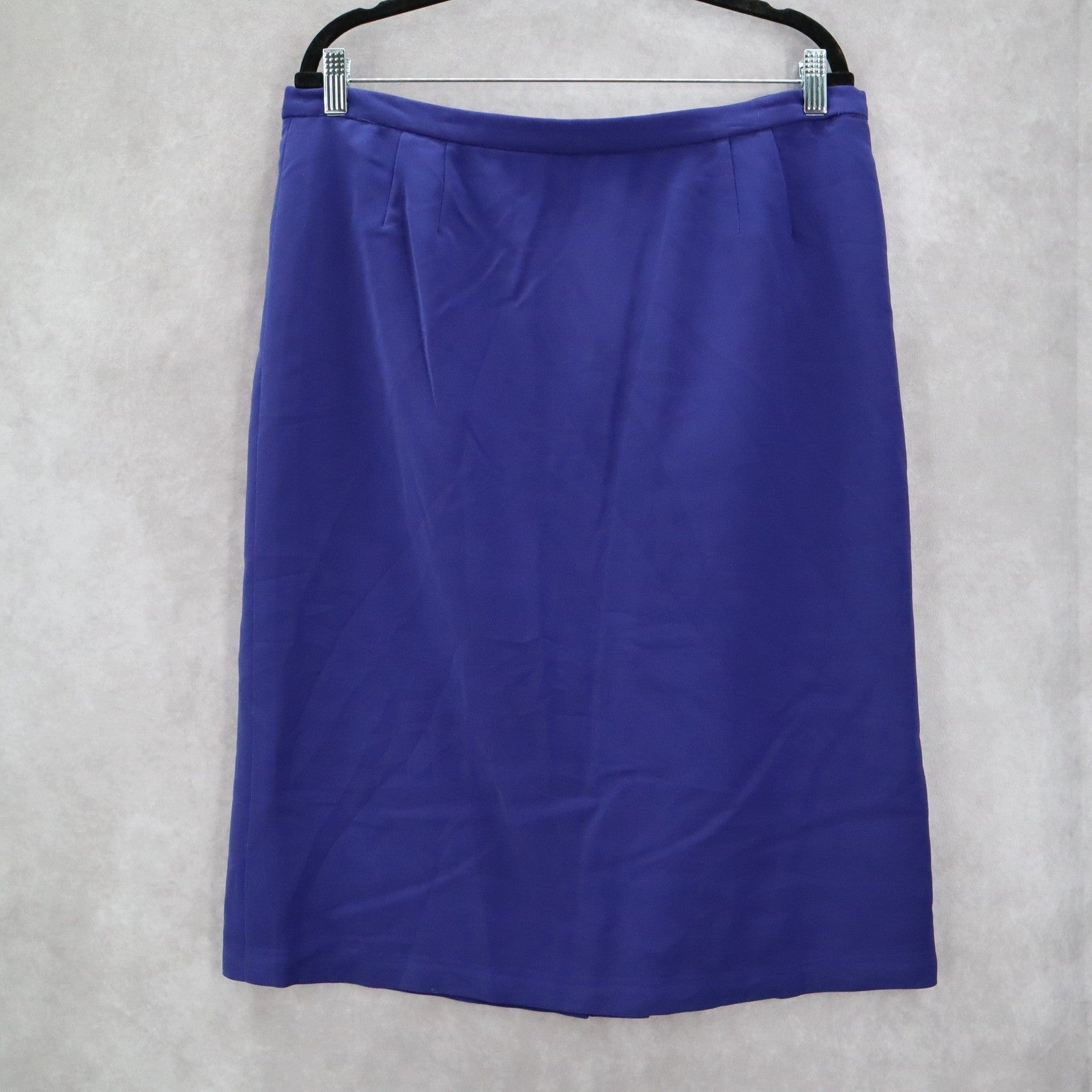 Collection for Le Suit Purple Secretary Knee Length Formal Pencil Skirt Plus 18