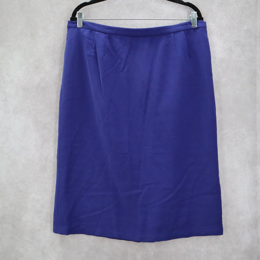 Collection for Le Suit Purple Secretary Knee Length Formal Pencil Skirt Plus 18