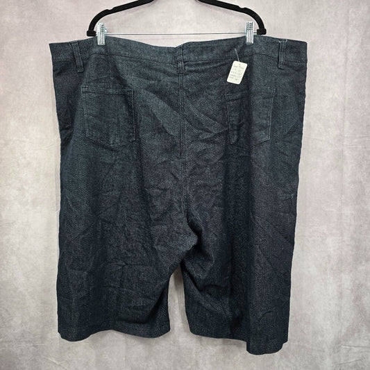 Gold Flava Dark Blue Cropped Knee Length Jeans Pants Size 3XL