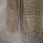 Jack By BB Dakota Tan Linen Cotton Pullover Knit Preppy Sweater Small