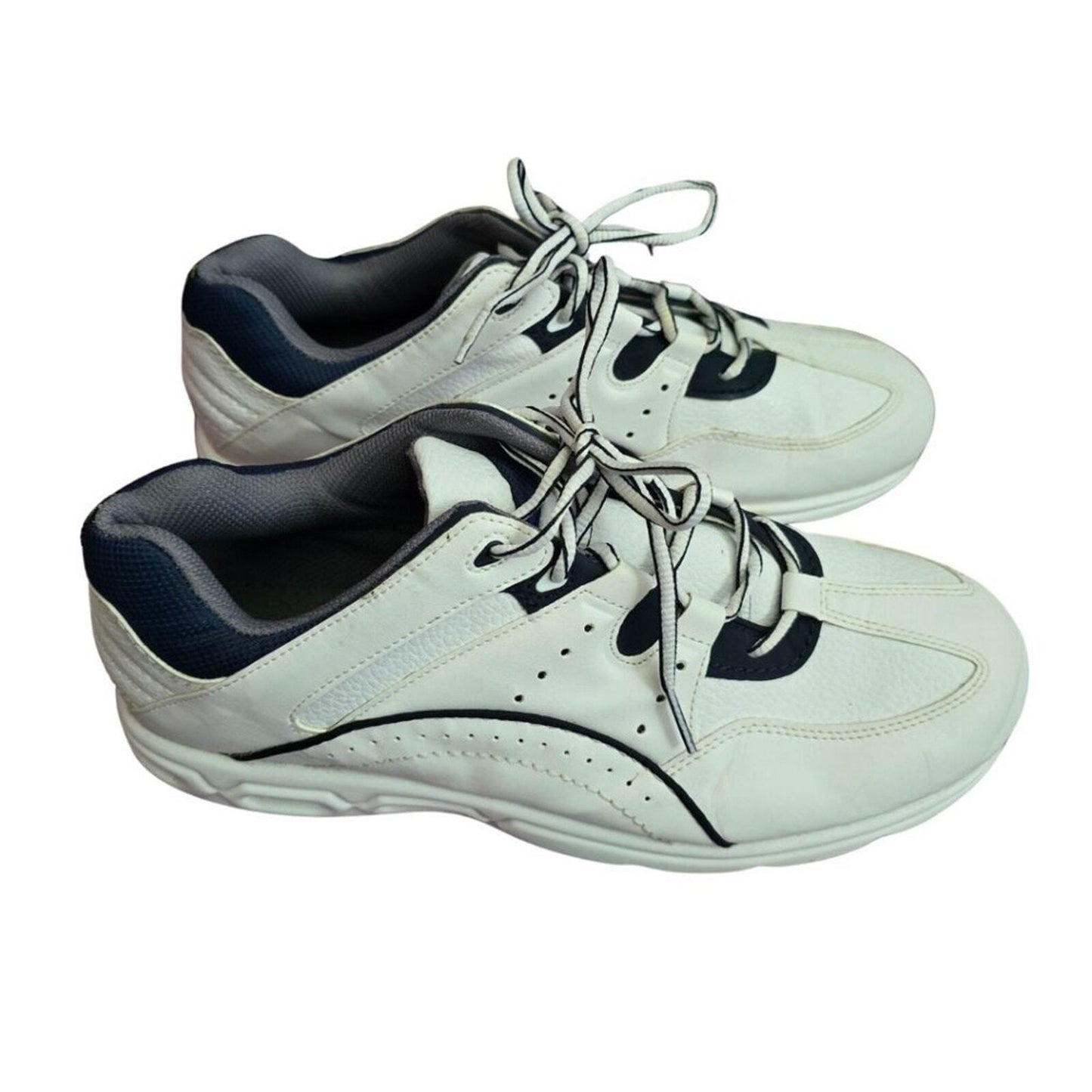Footjoy FJ White Blue Spikeless Golf Sneakers Men's Shoes 11.5 M