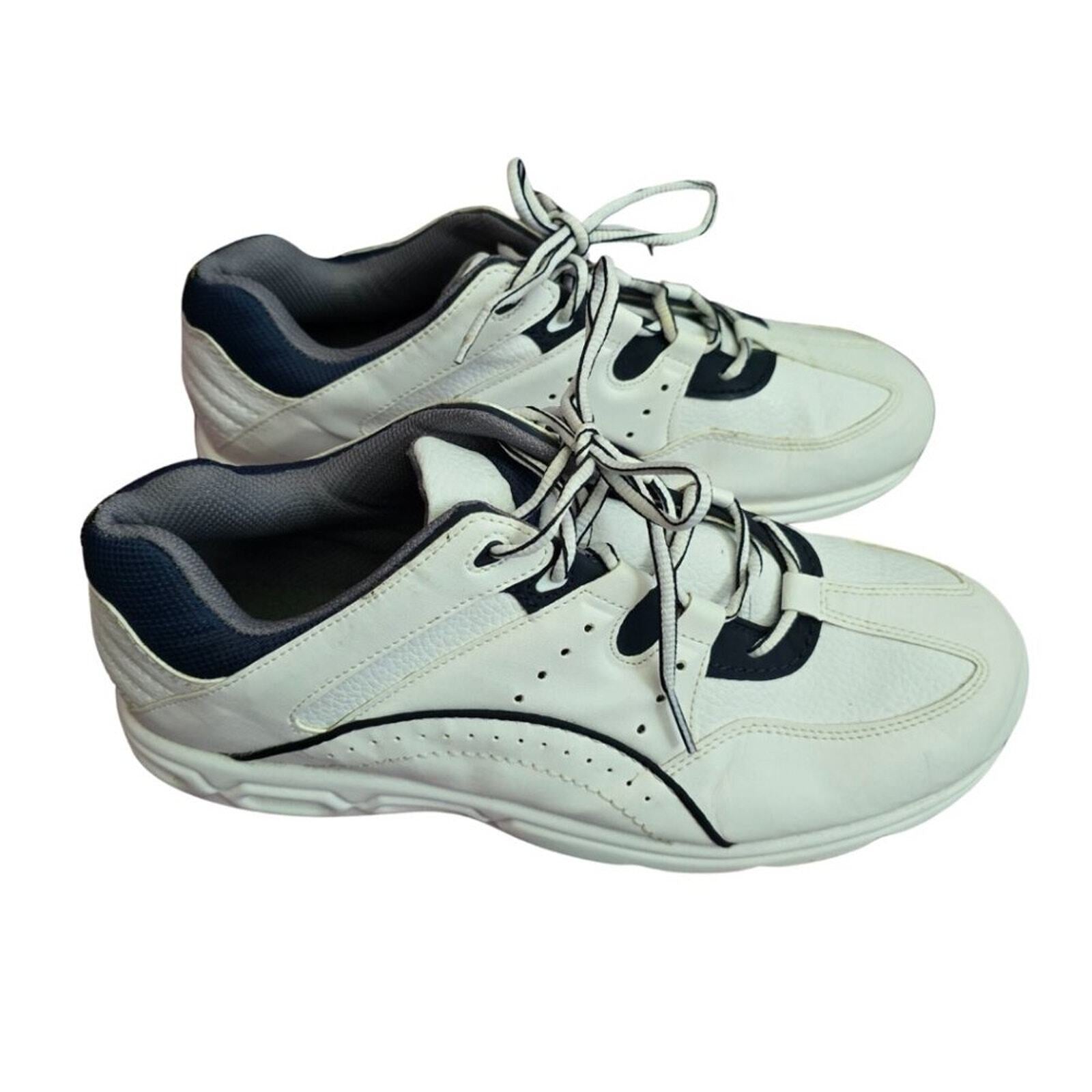Footjoy FJ White Blue Spikeless Golf Sneakers Men's Shoes 11.5 M