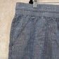 BCG Plus Lifestyle Cuff Chambray Medieval Blue Shorts Size 3X NWT