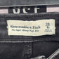Abercrombie & Fitch Black Super Skinny High Rise Denim Jeans 6/28