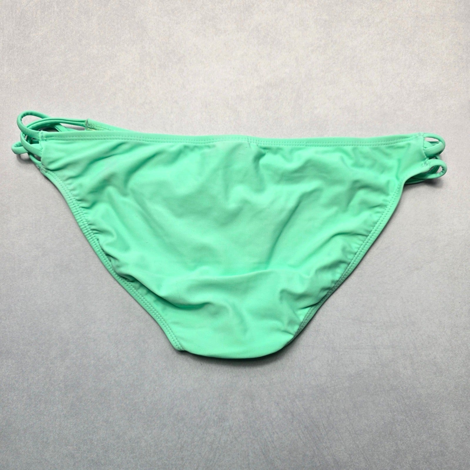 Arizona Jeans Co Green Swim Beach Cheeky Flirty Boho Bikini Bottom L Large