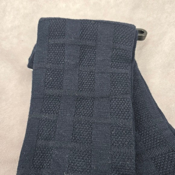Haggar Navy Blue Weave Mens Dress Socks Shoe Sise 6-12.5