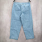 Talbots Blue Denim Straight Classic Tapered Leg Cotton Jeans Pants 12