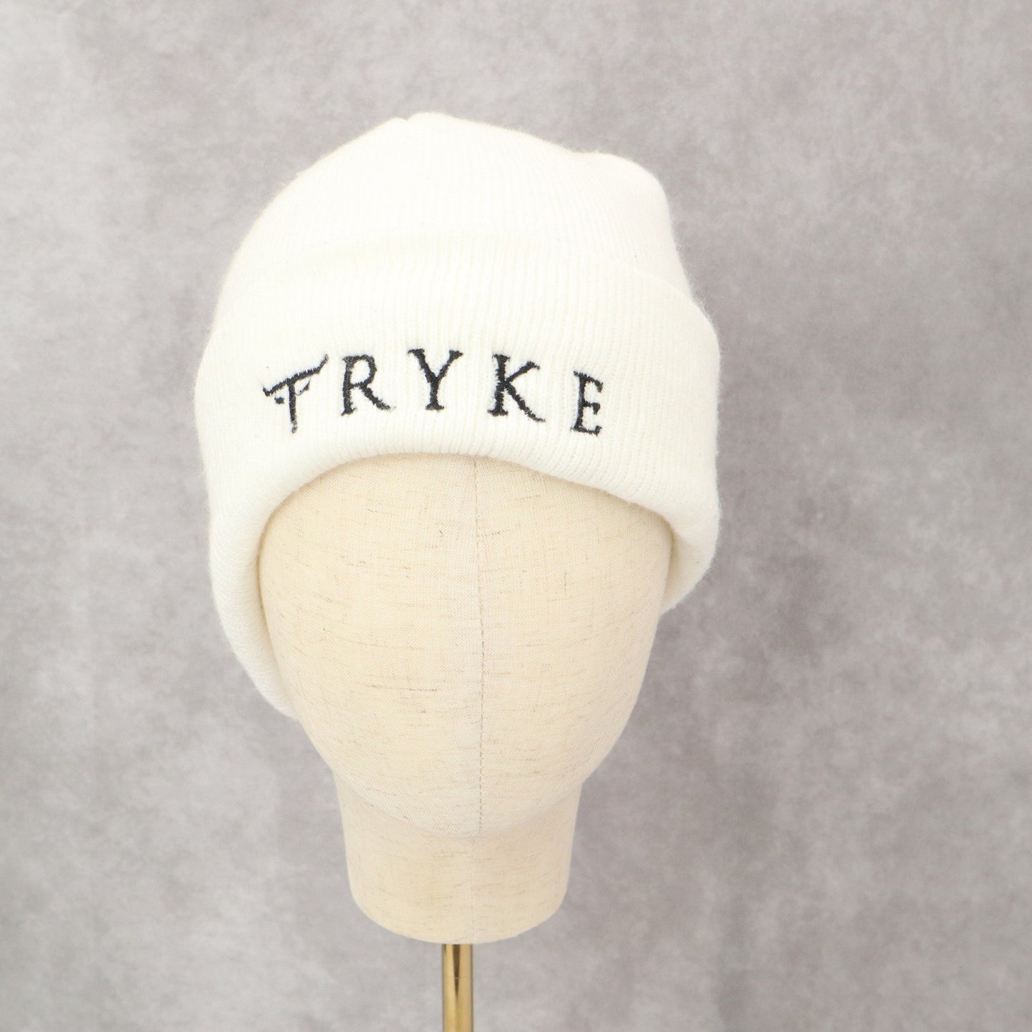 Port & Company White Tryke Cozy Winter Beanie Cap Hat