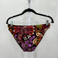 Victoria's Secret Brown Floral Bikini Bottom Swimsuit Swimwear Size M