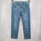 Candie's Blue Straight Leg Cotton Tapered Juniors Classic Denim Jeans 11