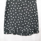 Apostrophe Black Polka Dot Sleeveless Dress Knee Length Retro Tie Chic Large 12
