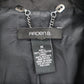 Arden B Black Tuxedo Peak Formal Cocktail Wedding Coat Jacket Blazer Medium