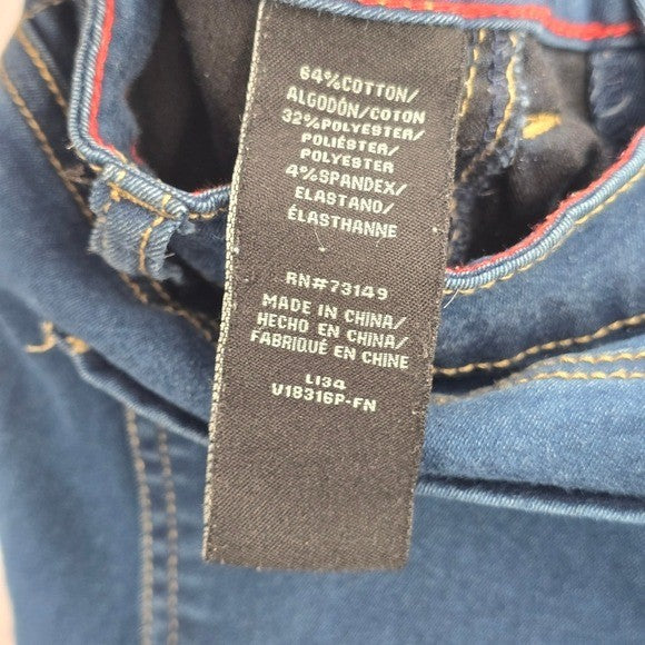 Fashion Nova Blue Skinny Cotton Stretch Jeggings Jeans 13 Juniors