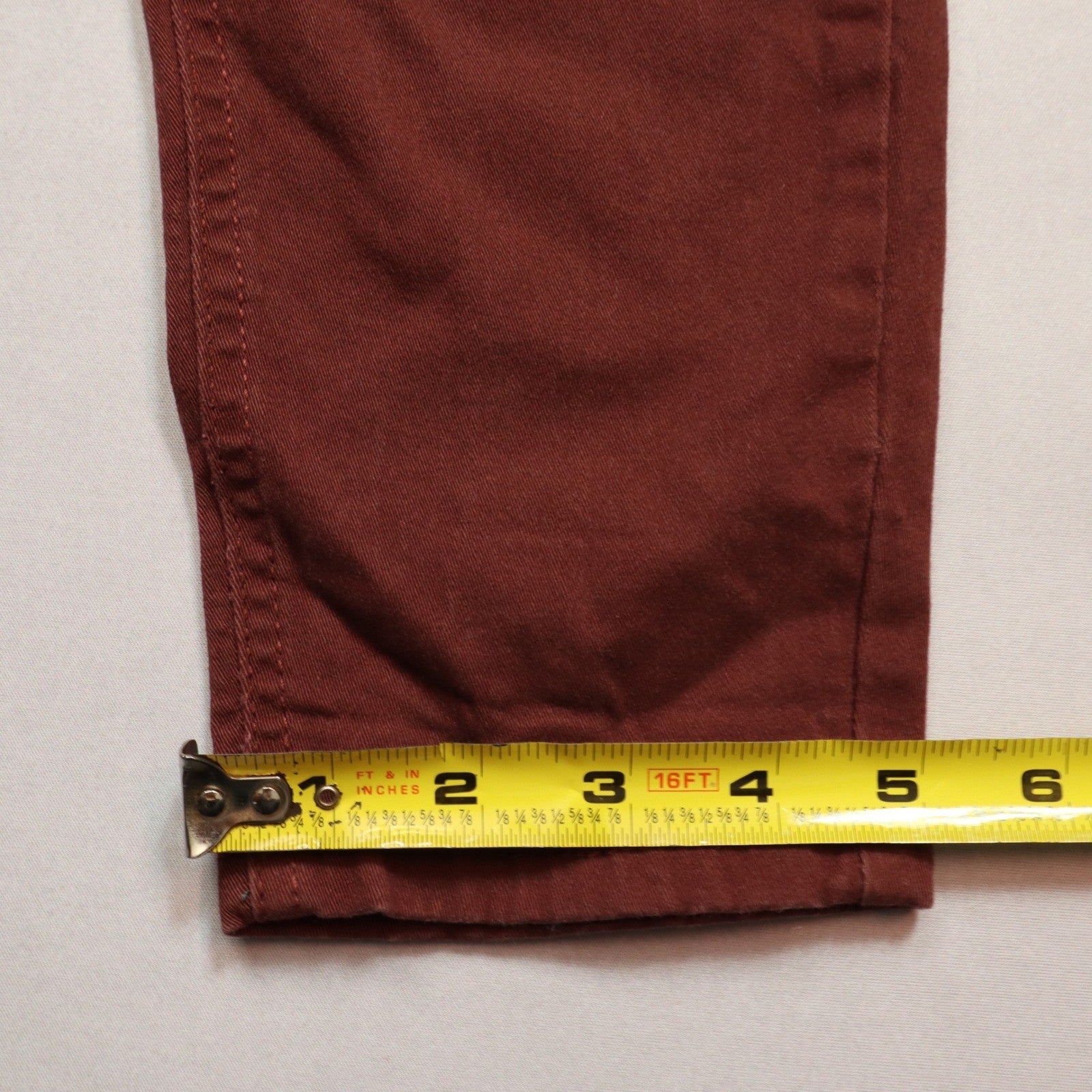 DIP Red High Rise Stretch Colorful Y2K Punk Ankle Skater Cotton Skinny Pants 14