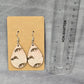 Pink Teardrop Hook Animal Handmade Earrings #JB1E1