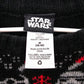 Star Wars Black Darth Vader Longsleeve Pullover Sweater Cardigan M Medium 38-40