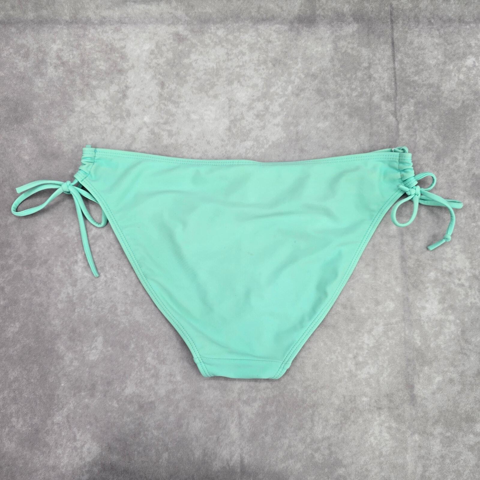 H2oh! Green Cheeky Tie Bikini Bottom Swimwear Medium M