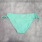 H2oh! Green Cheeky Tie Bikini Bottom Swimwear Medium M