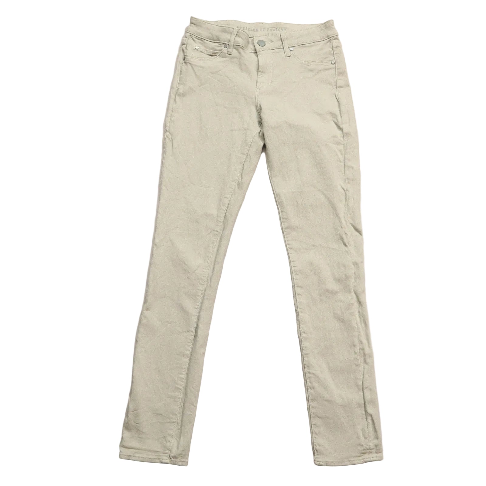 Articles of Society Gray Skinny Soft Stretch Y2K Indie Streetwear Skater Pant 25