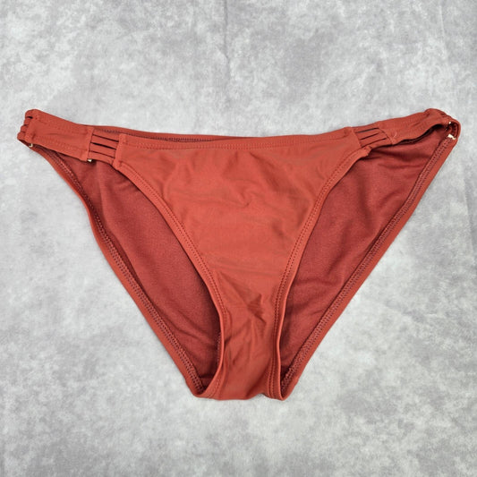 Orange Rust Copper Brown Cheeky Medium Bikini Bottom Swimwear M