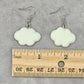 White Cloud Hook Dangle Drop Fashion Jewelry Earrings NWT JB2-10
