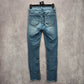 S.O.N.G Perfect High Rise Skinny Ankle Grazer Blue Denim Jeans 3/26