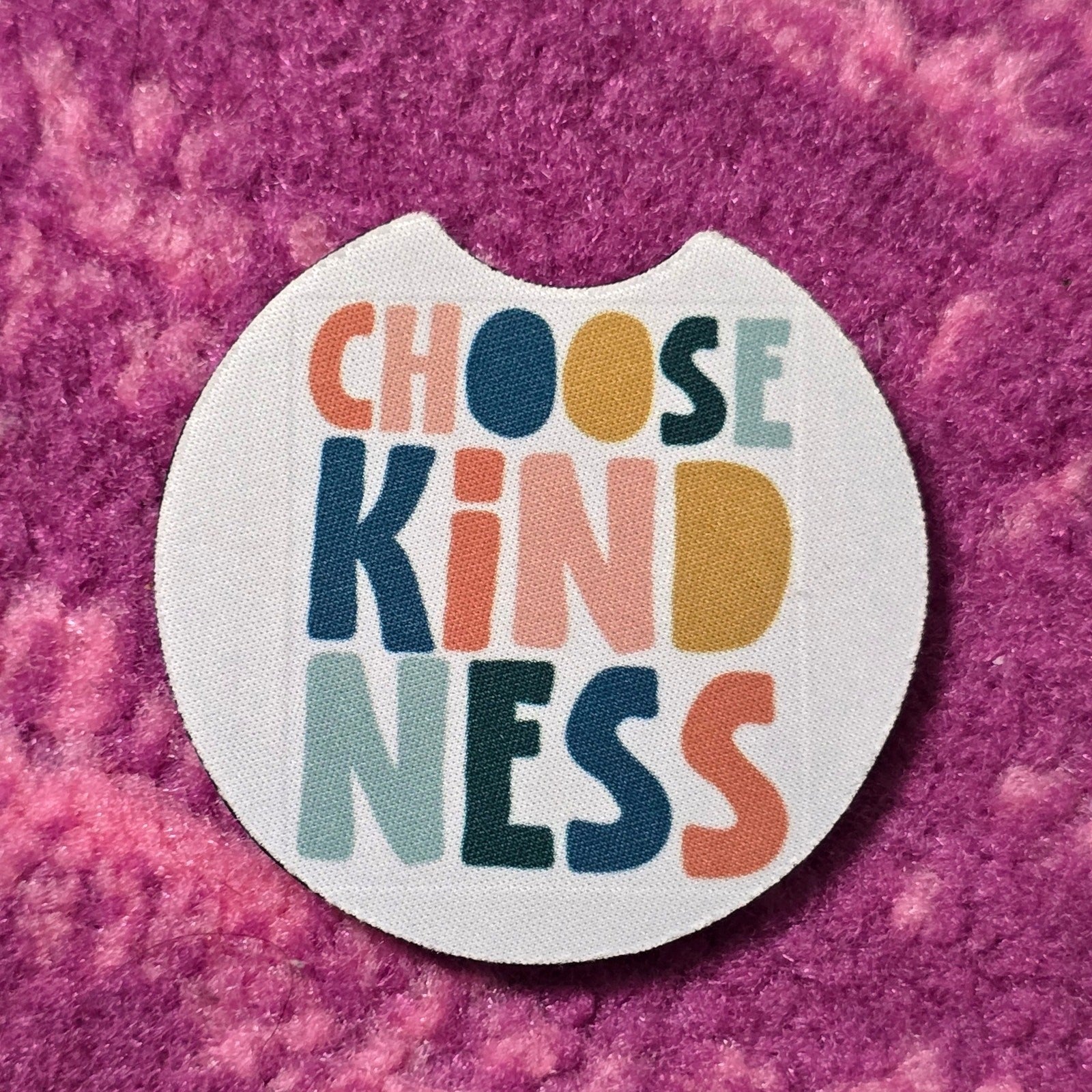 Choose Kindness Circle Handmade Kitchen Home Cup Car Accessories Coaster