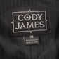 Cody James Black Paisley 5 Button Welt Pocket Point Peak Lapel Tuxedo Vest M 42R