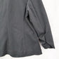 Christian Siriano Black Ruche Sleeves Notch Suit Coat Jacket Blazer Extra Large