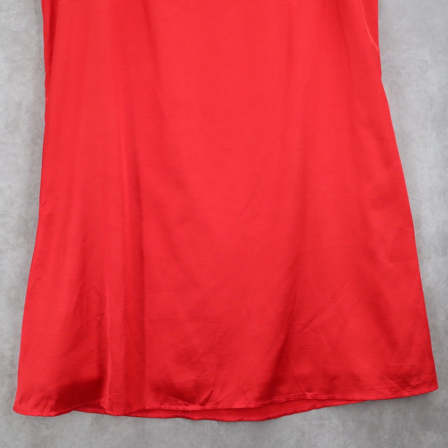 Ashro Red Formal Flare Long Party Satin Chic Vintage Cherry Maxi Skirt Plus 22W