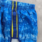Nike Dri Fit Blue Yellow Stripe Running Active Sports Pant Shorts Extra Small XS