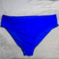 Shein Blue Bikini Swimwear Swimsuit Bottom Size 2XL