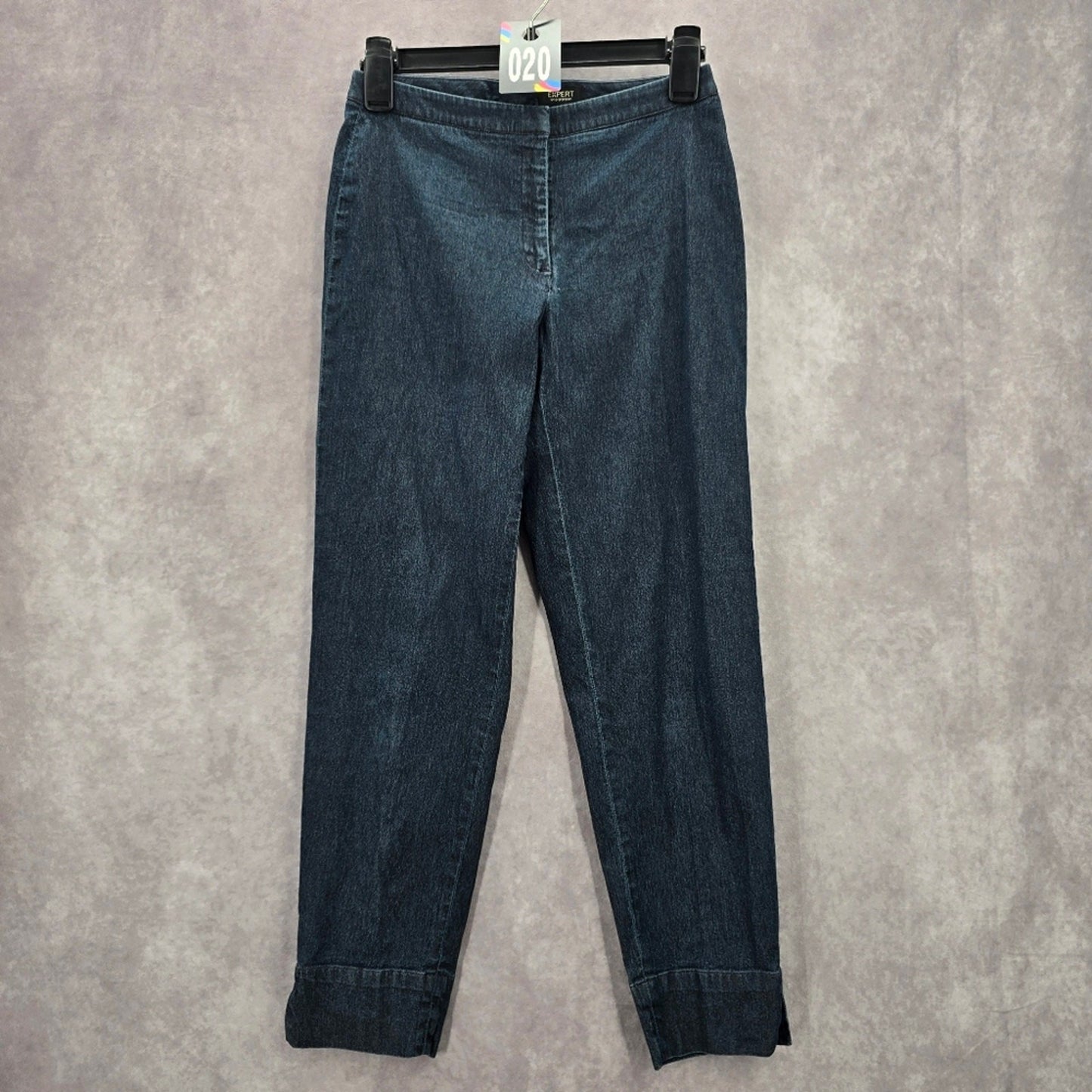 Express Blue Denim Straight Stretch Pants Jegging Size Zero 0 XS