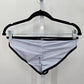 Victoria Secret Pink Active White Black Cheeky Bikini Bottoms Swim Size Medium