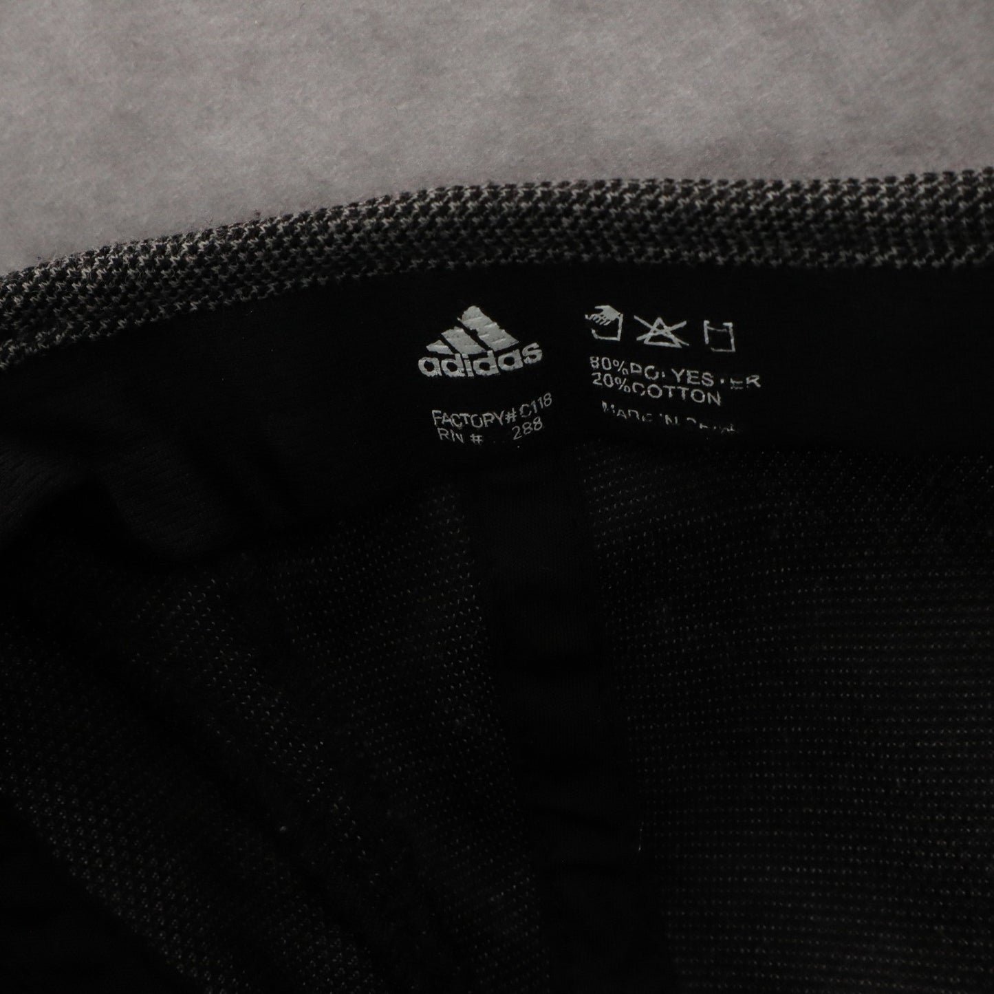 Adidas Climate Gray Performance Golf Athletic Cloth Strap Baseball Cap Hat