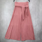 Rewash Pink Boho Wide Leg Palazzo Pants Flowy High Waist Tie Front M Medium
