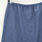 Navy Blue Pencil Secretary Business Casual Pull On Elastic Knee Length Skirt 14