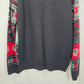 Star Wars Black Darth Vader Longsleeve Pullover Sweater Cardigan M Medium 38-40