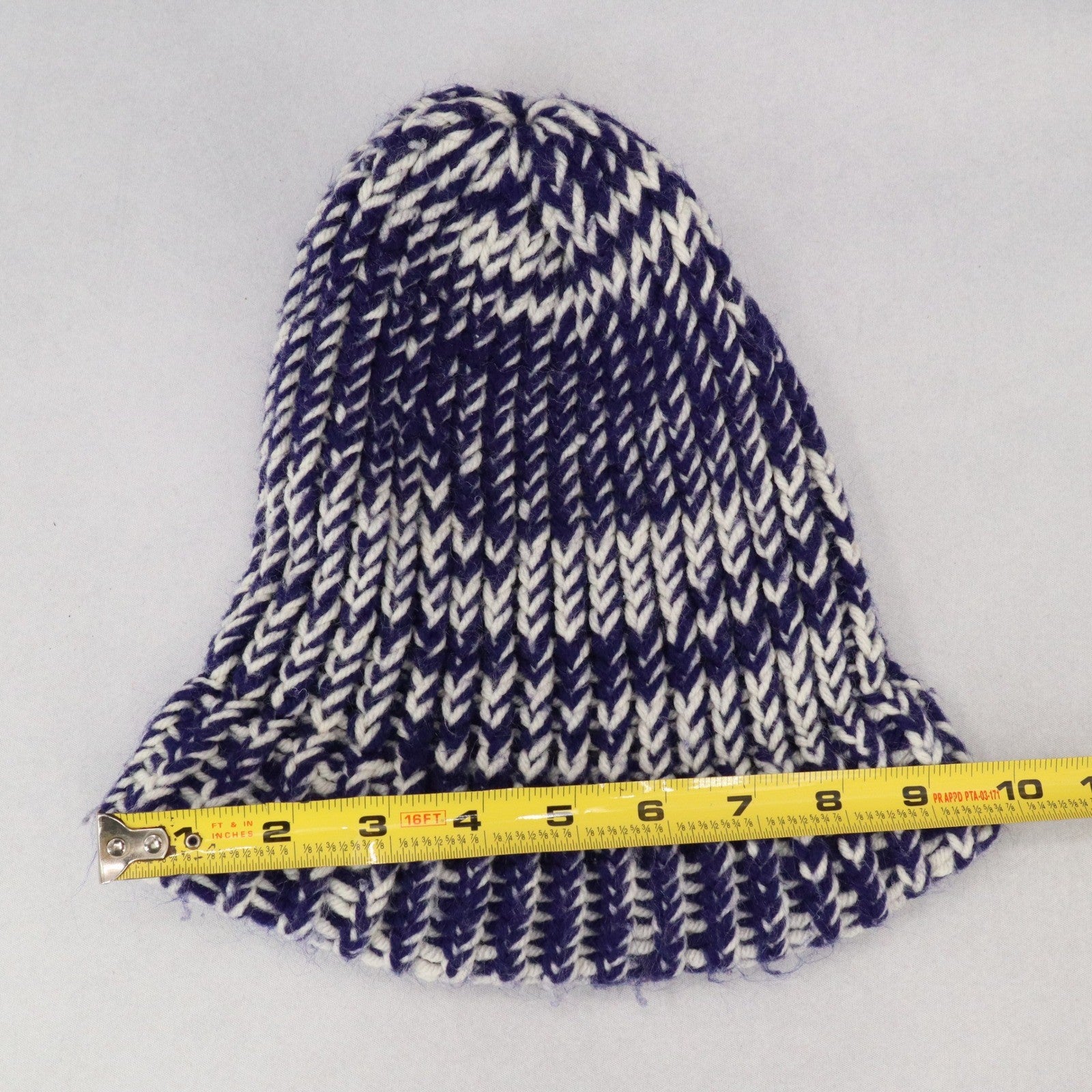 Purple Cable Knit Y2K Vintage Hippy Unisex Cottage Boho Bucket Beanie Cap Hat
