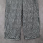 Gray Stripes Wide Leg Boho Preppy Straight Business Casual Trousers Pant Plus 1X