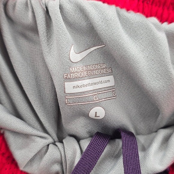 Nike Purple Pull On Athletic Active Running Pants Shorts L Large
