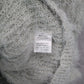 Easel Fuzzy Sweater Gray Shaggy Knit Pullover Cozy Grunge Y2K Softcore M Medium